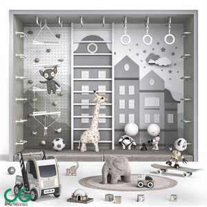 Toys decor and furniture for nursery 125